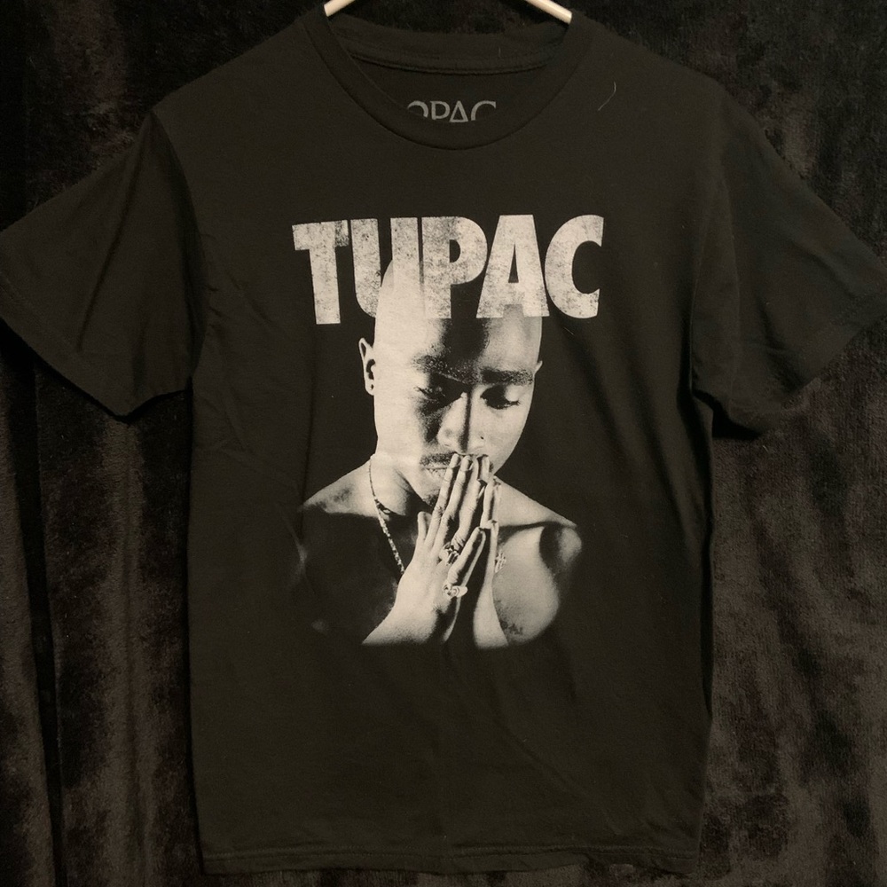 Black Tupac Tee